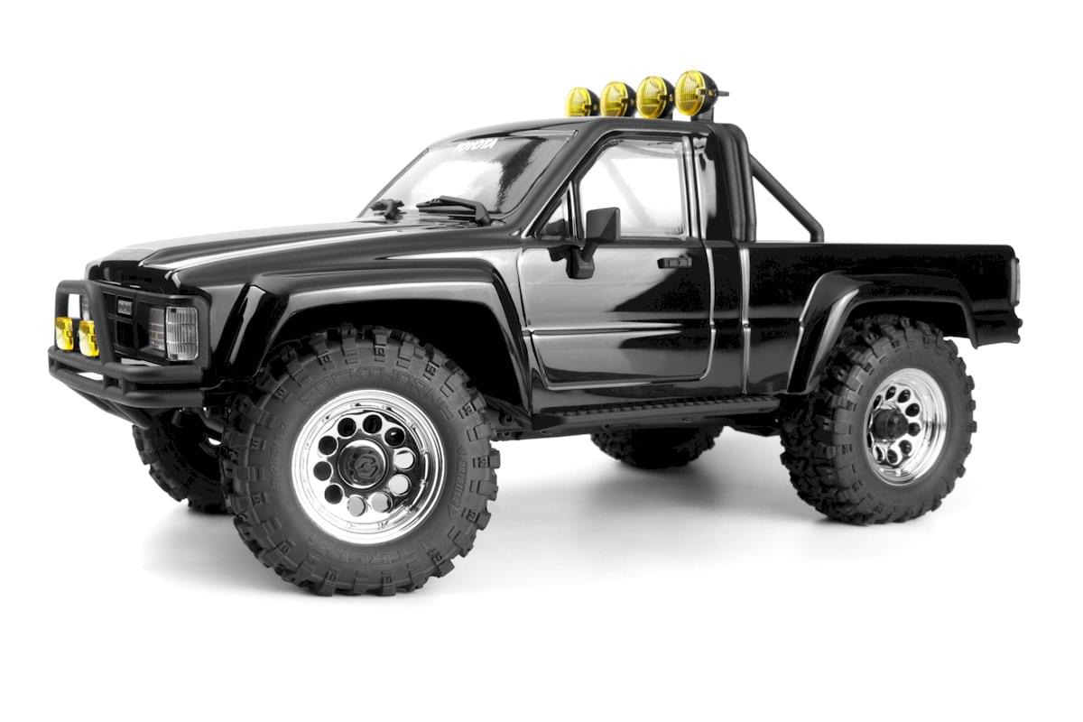 Crawler HPI Venture18 Flux V2 1985 Toyota Hilux SR5 noir - 160968 - Breizh Modélisme.