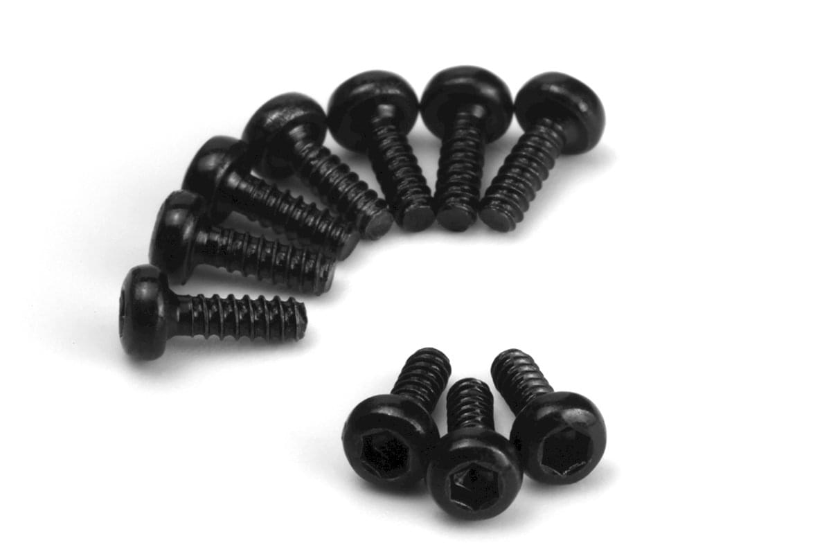 HPI Racing TP. Vis à tête bombée M1,7 x 5 mm (douille hexagonale/10 pcs) - HP161176