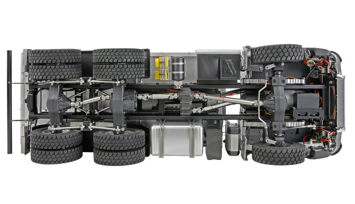 Camion de chantier RC full métal 6x6 Mercedes-Benz Arocs 1/14 gris 22728