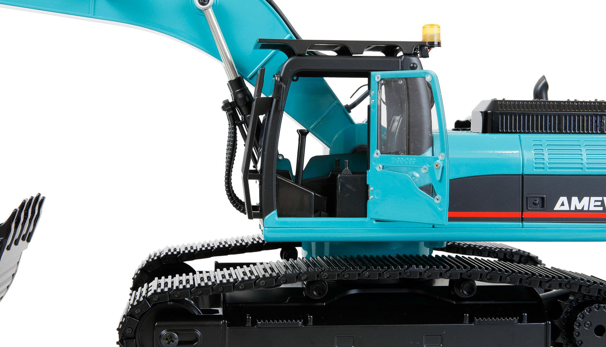 Pelleteuse RC en Métal G705E – Échelle 1/14 – 14 Canaux 2,4 GHz – Pack XXL – RTR