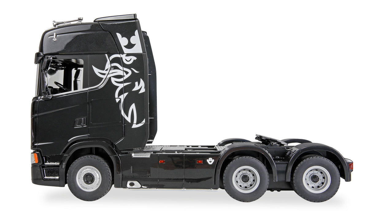 Camion RC Scania 770S 1/18 6x4 noir RTR 1501s