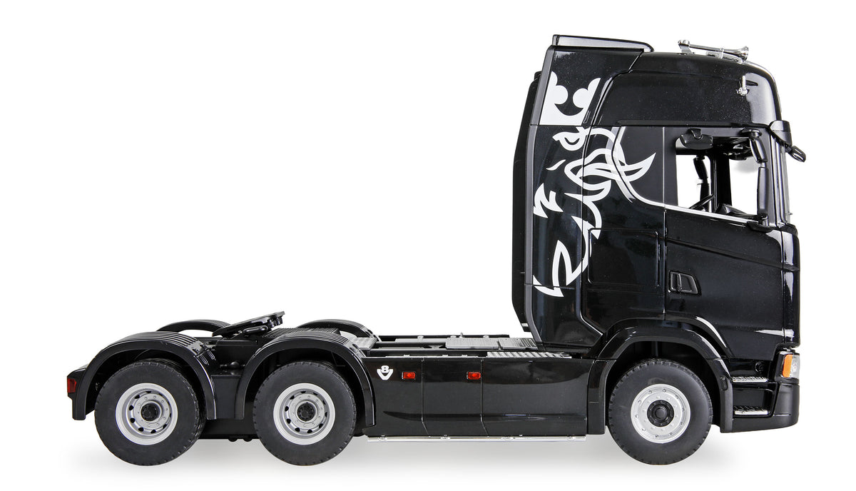 Camion RC Scania 770S 1/18 6x4 noir RTR 1501s