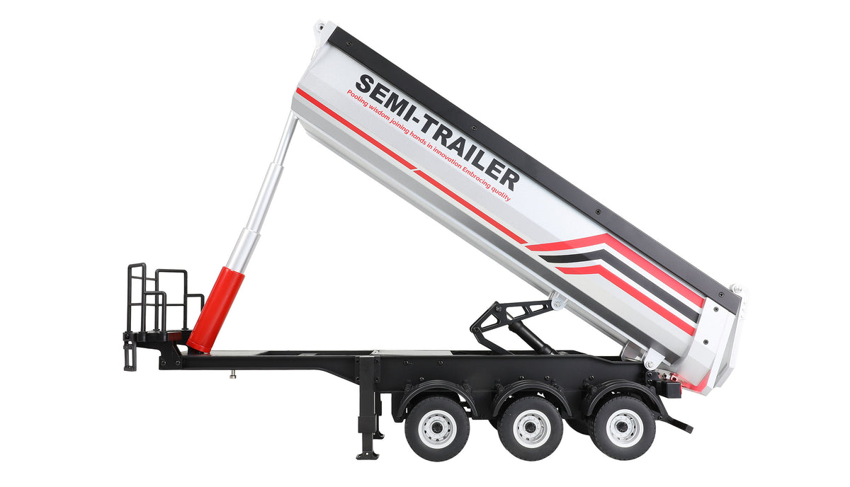 Amewi 22777 – Semi-remorque benne RC 1/18 noire pour Scania 770S