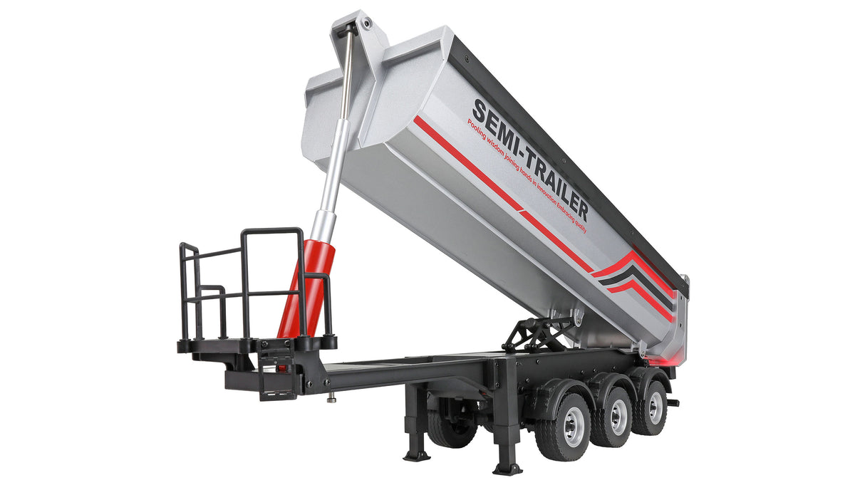 Amewi 22777 – Semi-remorque benne RC 1/18 noire pour Scania 770S