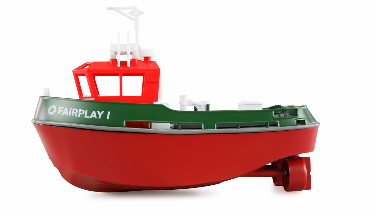 Remorqueur Radio-commandé 230mm Heng Long 1/72 Tugboat 686 vert Fairplay I - Breizh Modélisme.