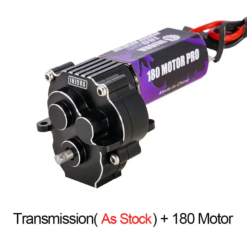 Transmission complète INJORA avec moteur à charbon 180 pour TRX4M 1/18 - Breizh Modélisme.