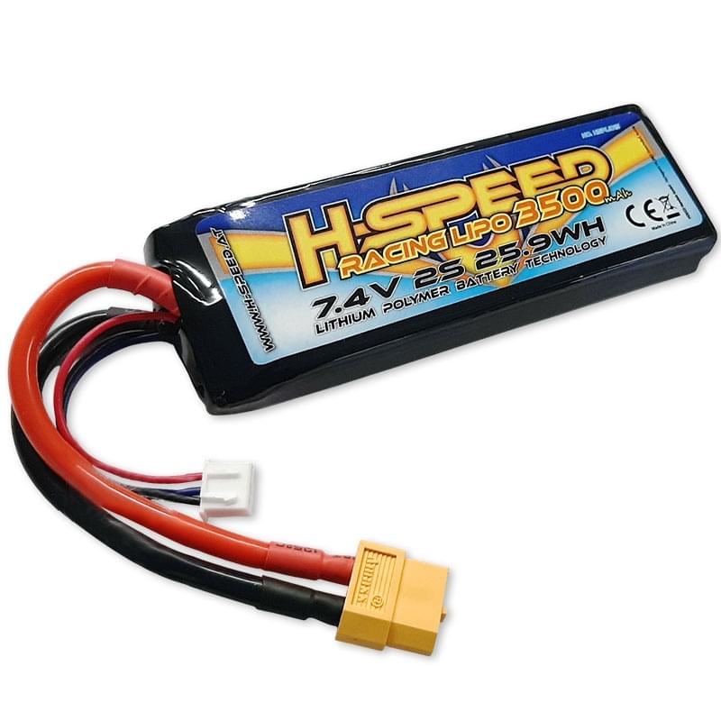 Batterie LiPo 3500mAh 7,4V XT60 pour Traxxas Mini Maxx, XRT