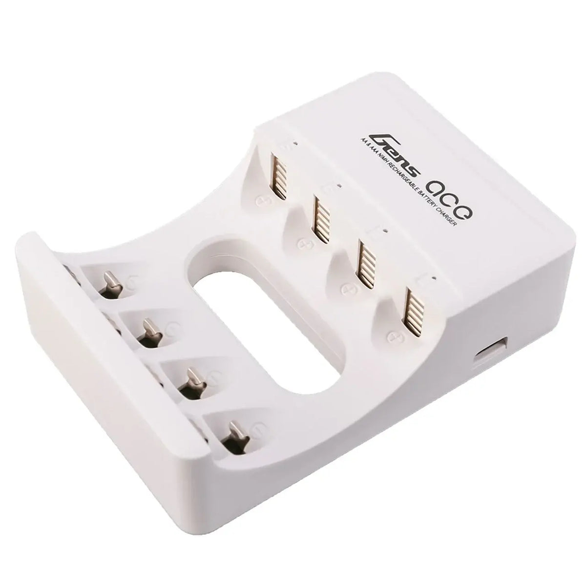 Chargeur de piles rechargeables NiMH AA et AAA Gens ace - C704A2 - Breizh Modélisme.