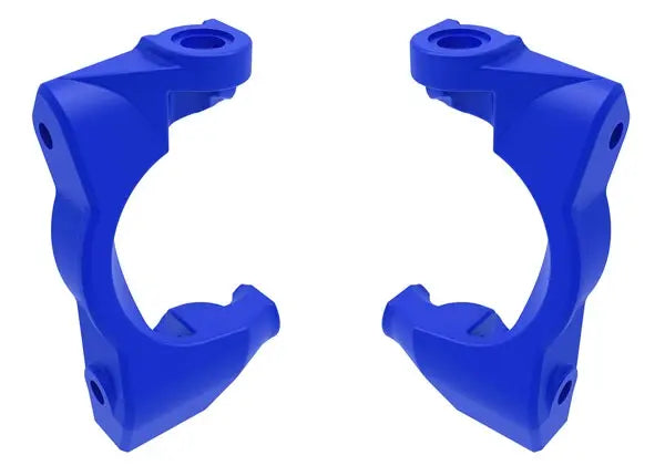 Blocs de roulettes bleu (paire) Mini Maxx - Traxxas 10732-BLUE - Breizh Modélisme.