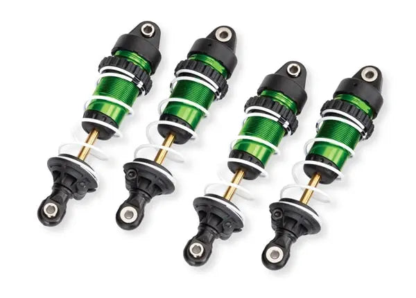 Amortisseurs GTR Long Complet Vert (4) - Traxxas 10765-GRN - Breizh Modélisme.