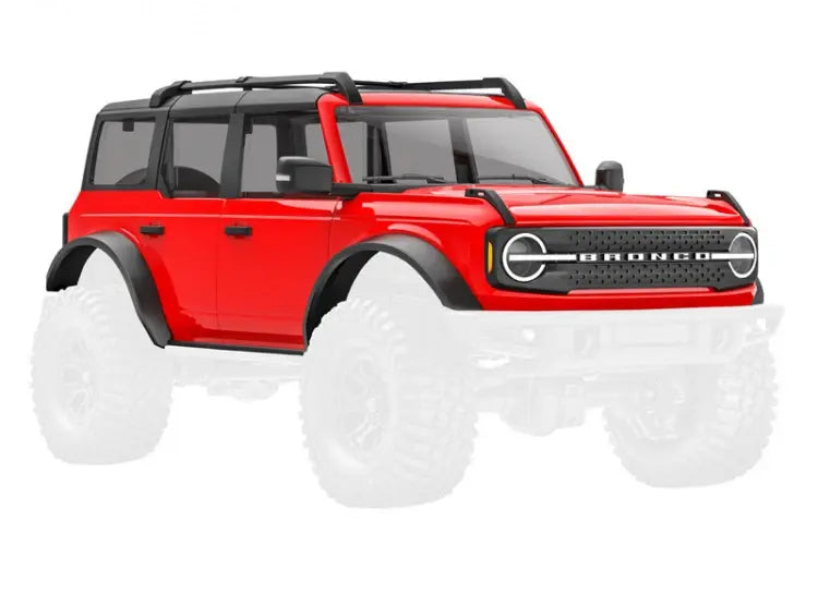 Traxxas 9711 Carrosserie Ford Bronco Rouge - 1/18