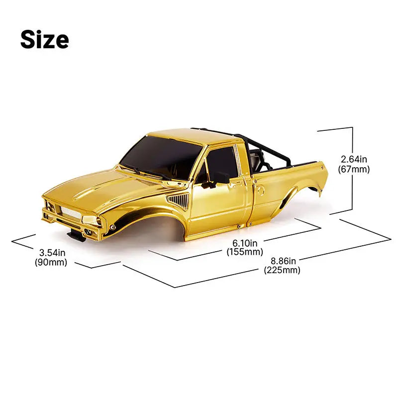 Carrosserie IR60 Or édition limitée pour 1/18 TRX4M - IR60-GD