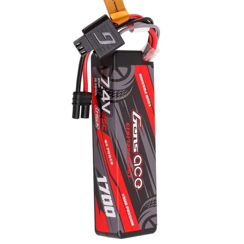Batterie Lipo Gens Ace G-Tech 1700mAh 2S 7.4V 35C iEC2 Arrma Grom