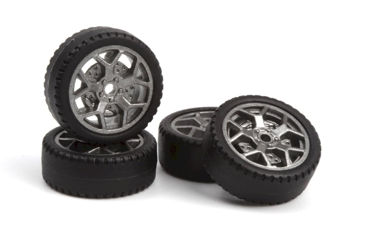 Roues/pneus assemblés Drift (4 pcs) Blackzon - 548142 - Breizh Modélisme.