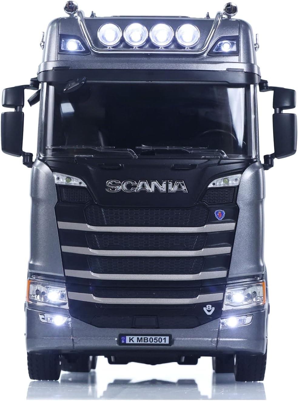 Camion Huina Scania 770S RC Truck RTR gris 1501s