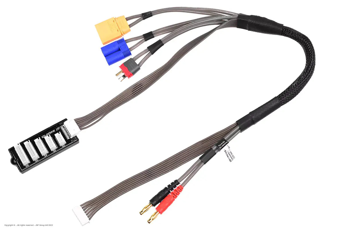 Câble de charge et d'équilibrage Pro Revtec prise Banane 4 mm - GF-1208-040