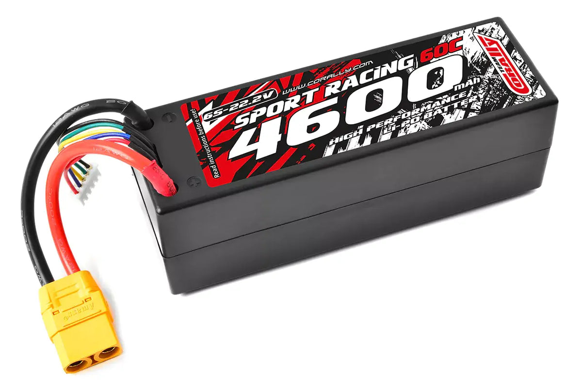 Batterie Lipo 6S Sport Racing 4600mah 22,2V 50C prise XT90