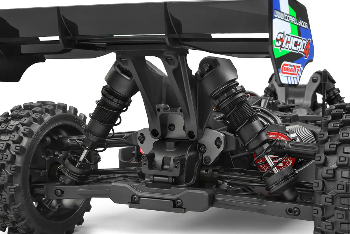 Corally Syncro-4 orange – Buggy RC 1/8 4x4 Brushless RTR – C-00295-O - Breizh Modélisme.