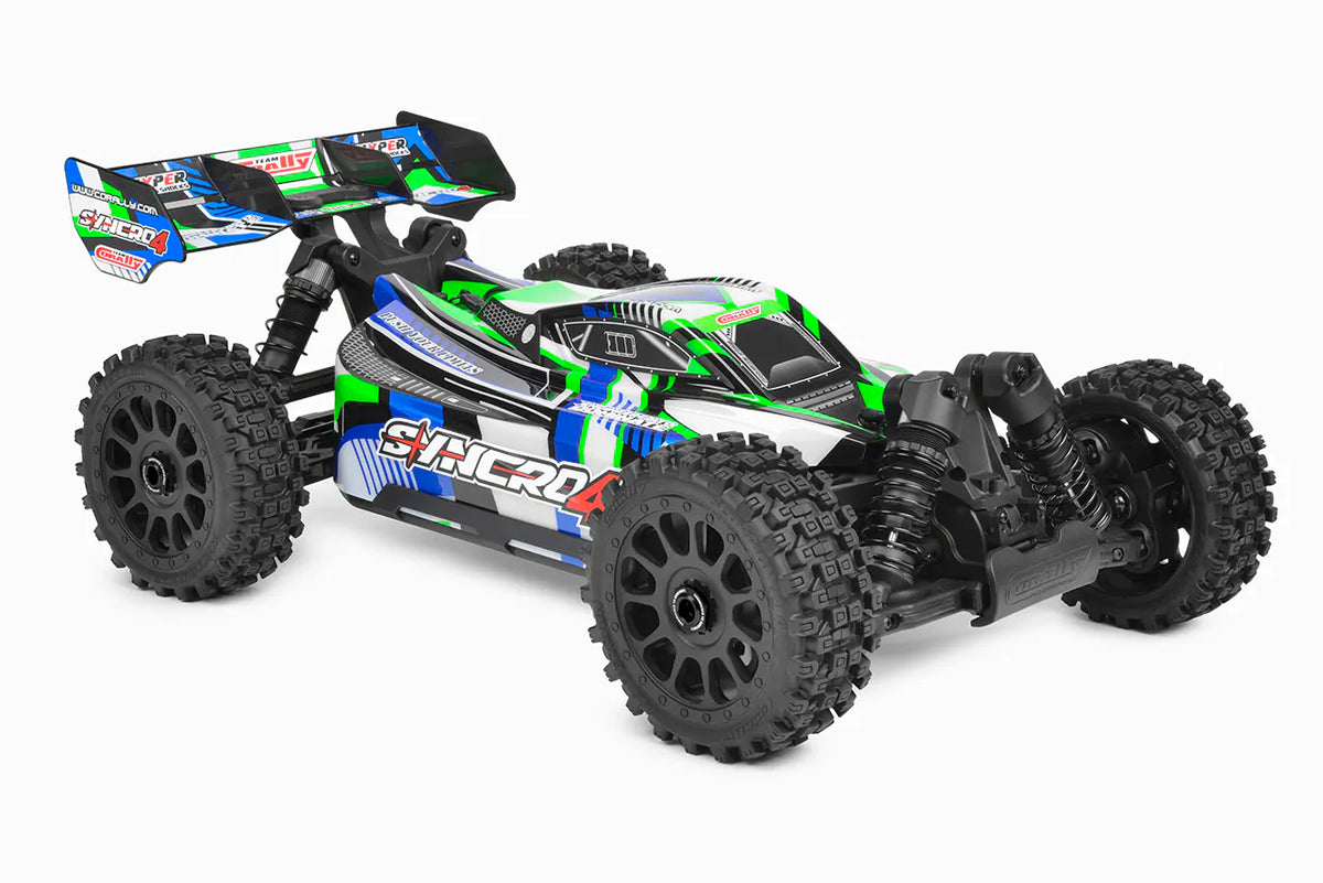 Buggy Corally Syncro 4 verte Brushless 3 -4S RTR 1/8 C-00295 - Breizh Modélisme.