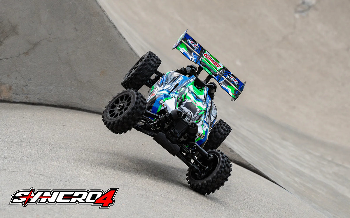 Buggy Corally Syncro 4 verte Brushless 3 -4S RTR 1/8 C-00295 - Breizh Modélisme.