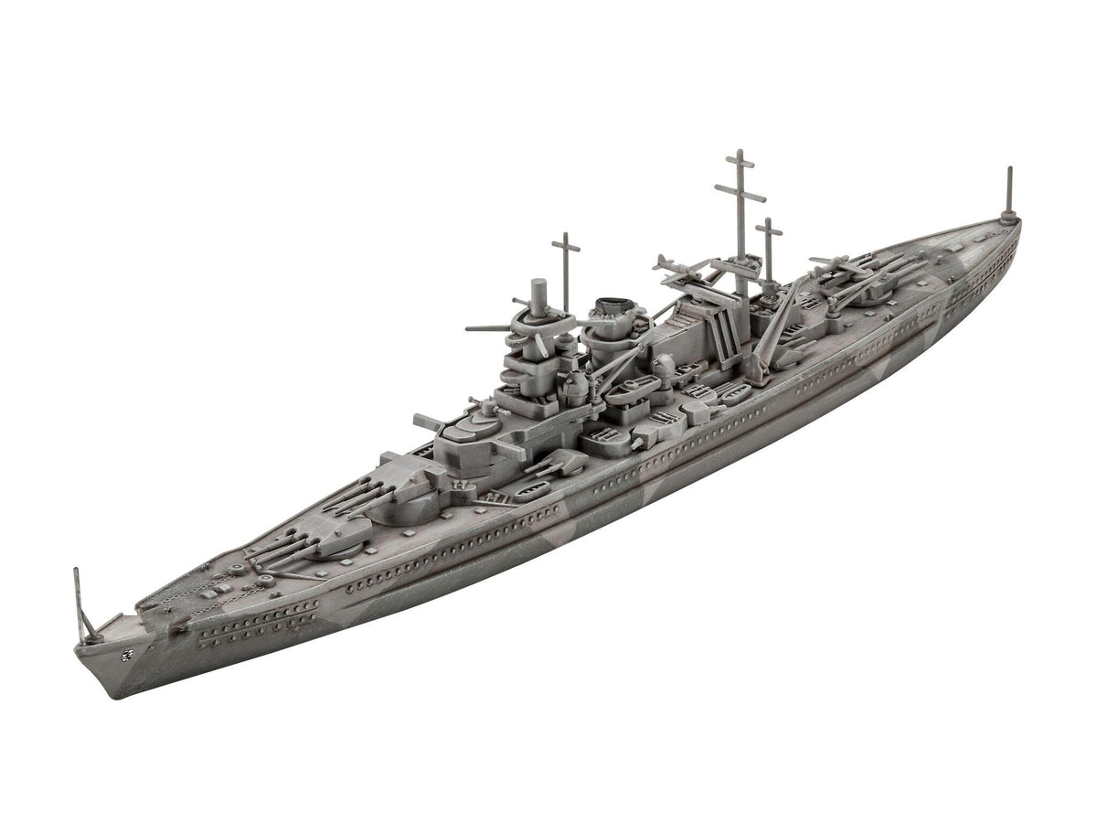 Maquette Revell Starter kit 75181 Battleship Gneisenau avec accessoires de base