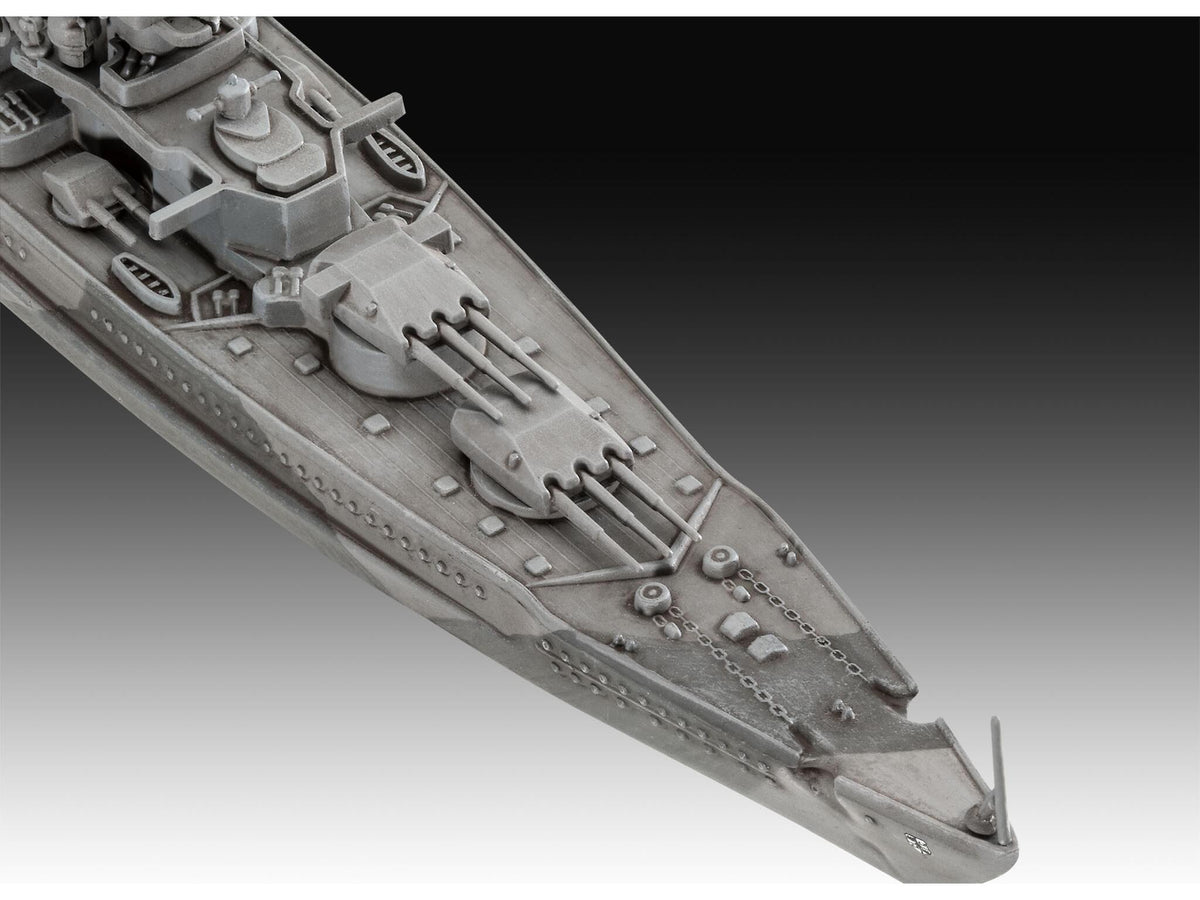 Maquette Revell Starter kit 75181 Battleship Gneisenau avec accessoires de base