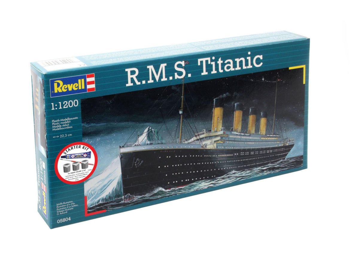 Maquette Revell Starter kit 75804 R.M.S. Titanic avec accessoires de base