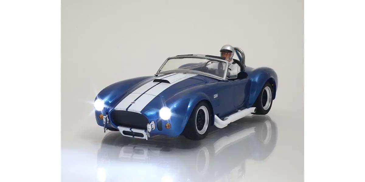 Kyosho First Mini-Z 1:28 Shelby Cobra 427 S/C 1960 Bleu -  K.66610A - Breizh Modélisme.