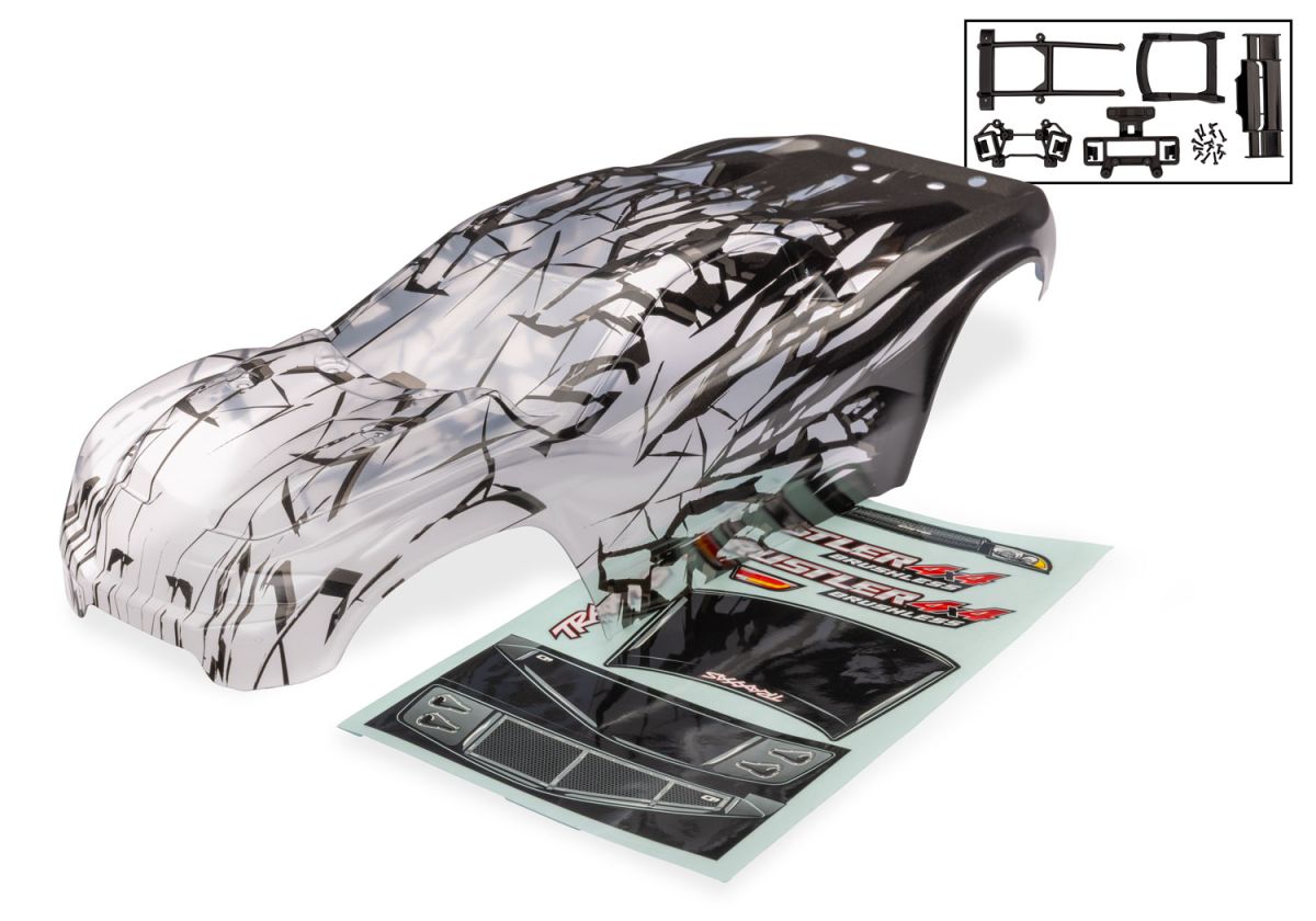 Carrosserie complète Prographix pour Rustler 4x4 - Traxxas 9077X - Breizh Modélisme.