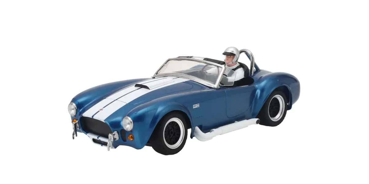 Kyosho First Mini-Z 1:28 Shelby Cobra 427 S/C 1960 Bleu -  K.66610A - Breizh Modélisme.