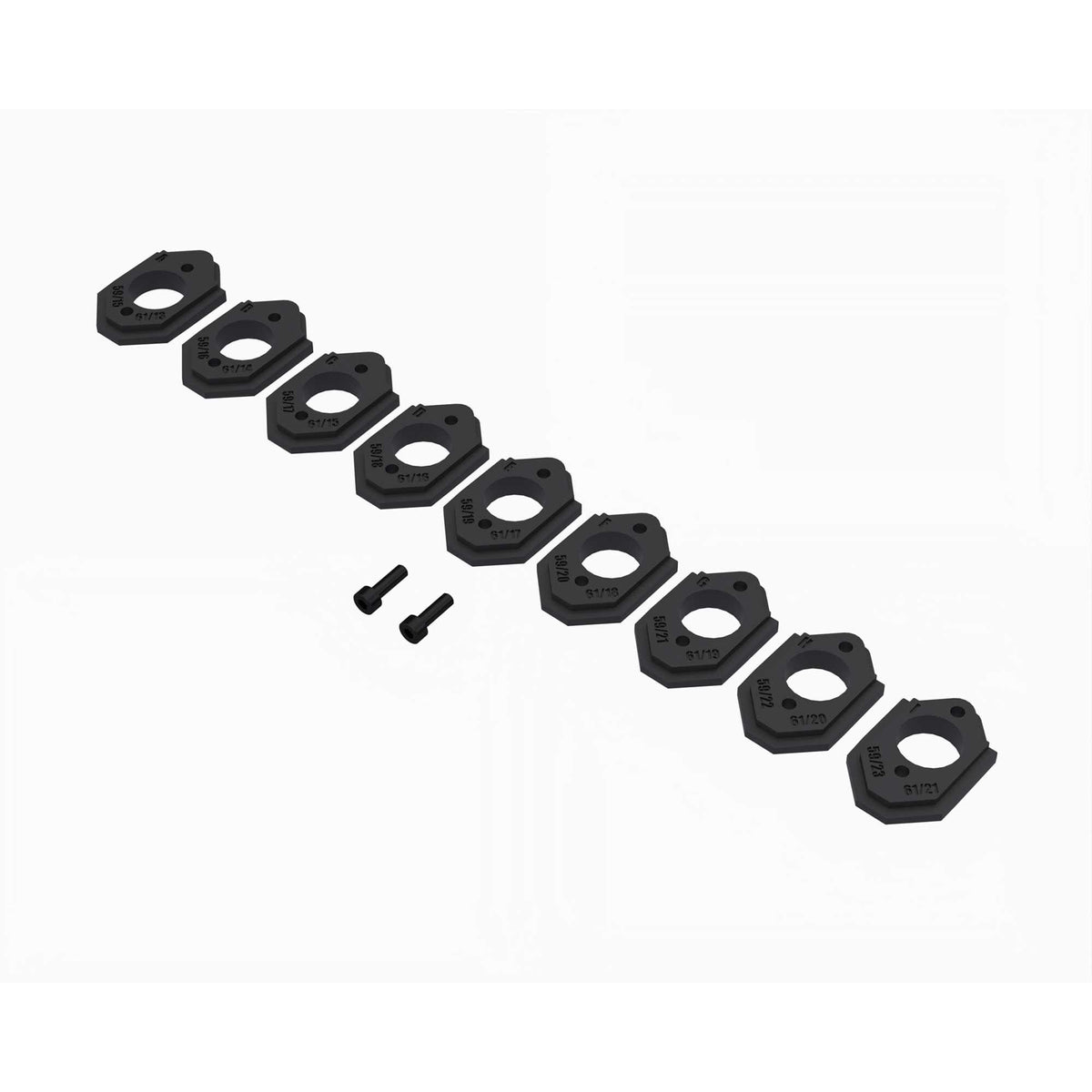 Ensemble de plaques de moteur (9) Arrma GROM - ARA-2598