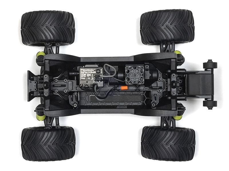 Arrma Monster Truck Gorgon GROM charbon 4X4 RTR 1/16 jaune - ARA2130T1