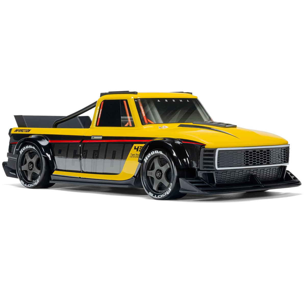 ARRMA Infraction GROM 3S BLX 4x4 RTR 1/12 bleu/rouge - ARA2315T1 - Breizh Modélisme.