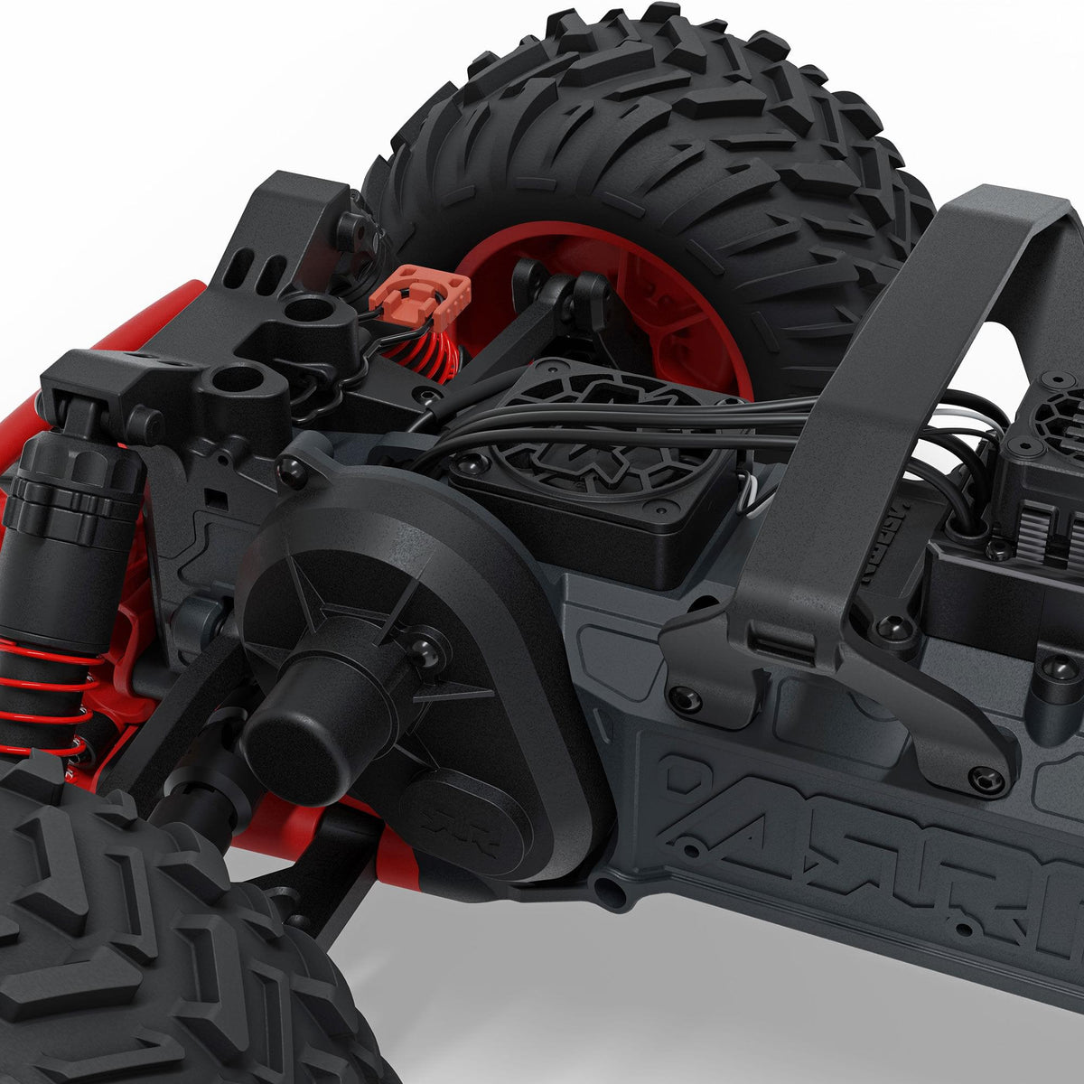Monster truck RC Arrma Quake 223S 2WD 1/10 brushless RTR rouge – ARA3537T1