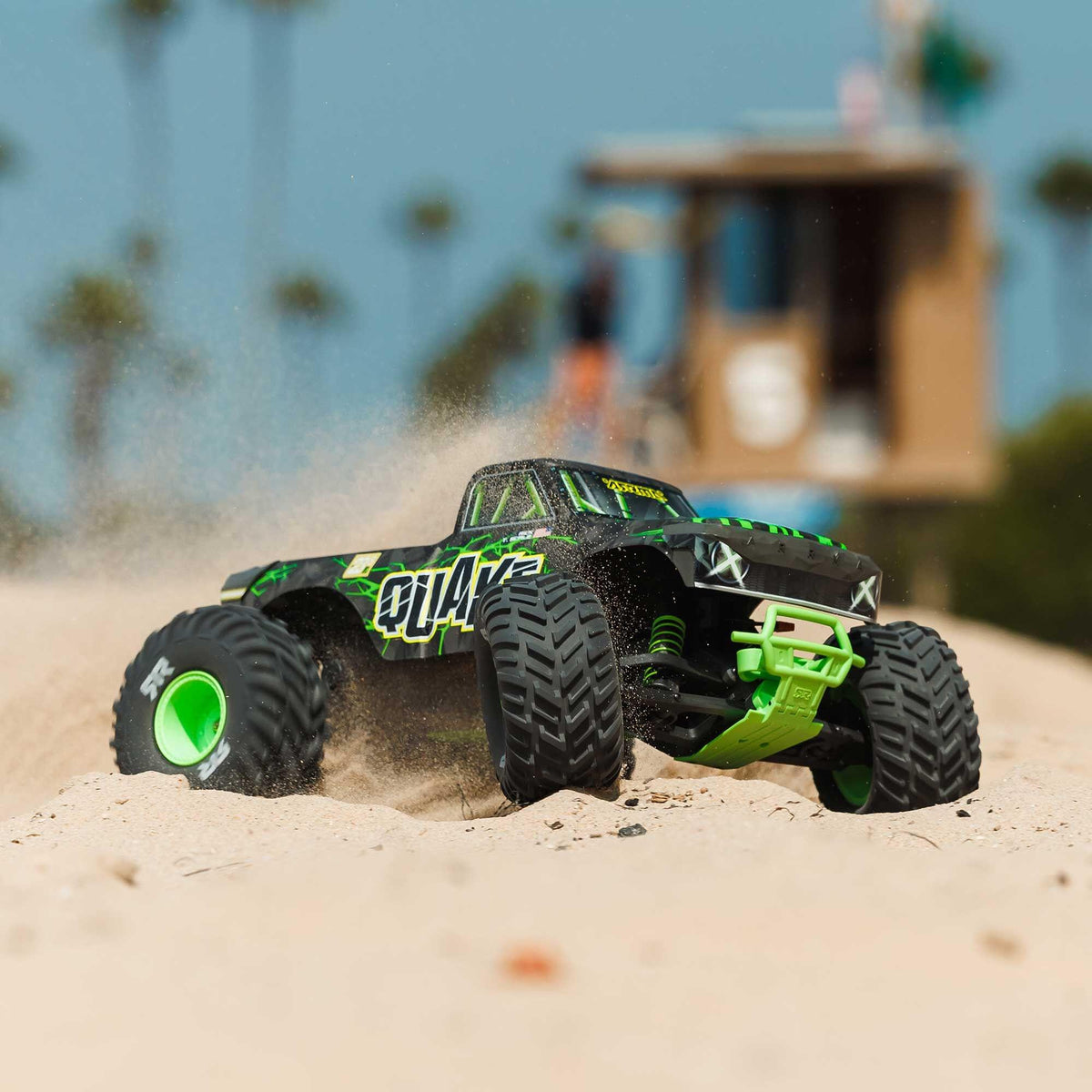 Monster truck RC Arrma Quake 223S 2WD 1/10 brushless RTR vert – ARA3537T2