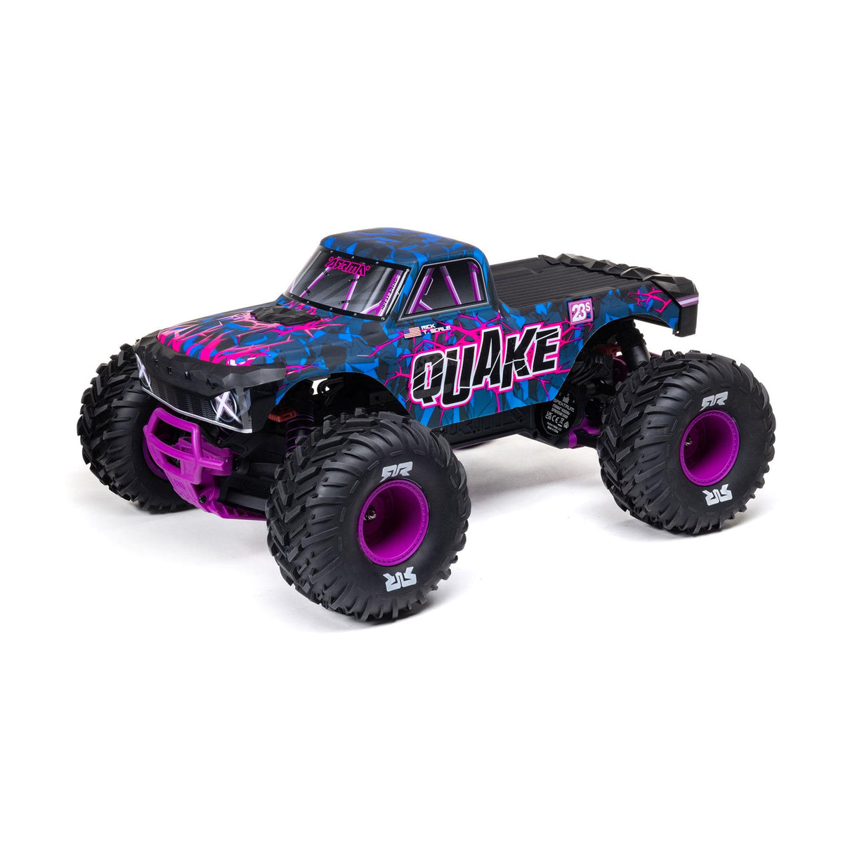 Monster truck RC Arrma Quake 223S 2WD 1/10 brushless RTR violet – ARA3537T3
