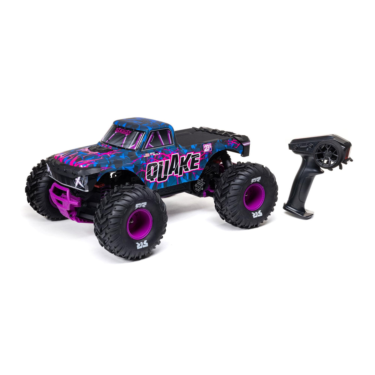 Monster truck RC Arrma Quake 223S 2WD 1/10 brushless RTR violet – ARA3537T3