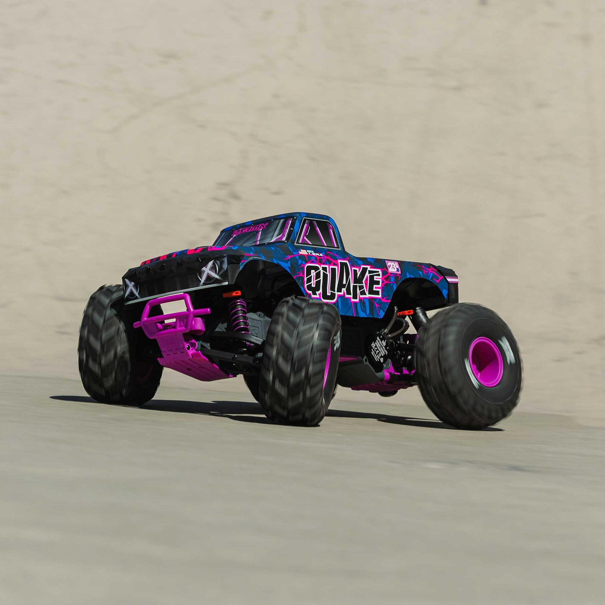 Monster truck RC Arrma Quake 223S 2WD 1/10 brushless RTR violet – ARA3537T3