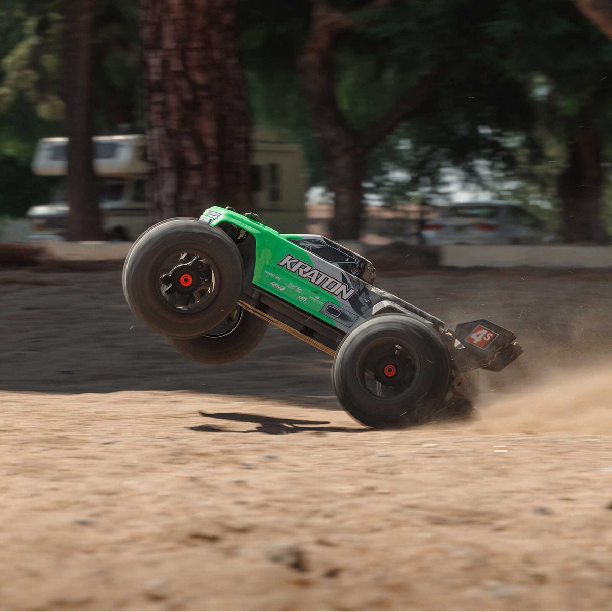 Monster truck RC Arrma Kraton 4S V2 4x4 1/10 brushless RTR vert – ARA4408V2T4