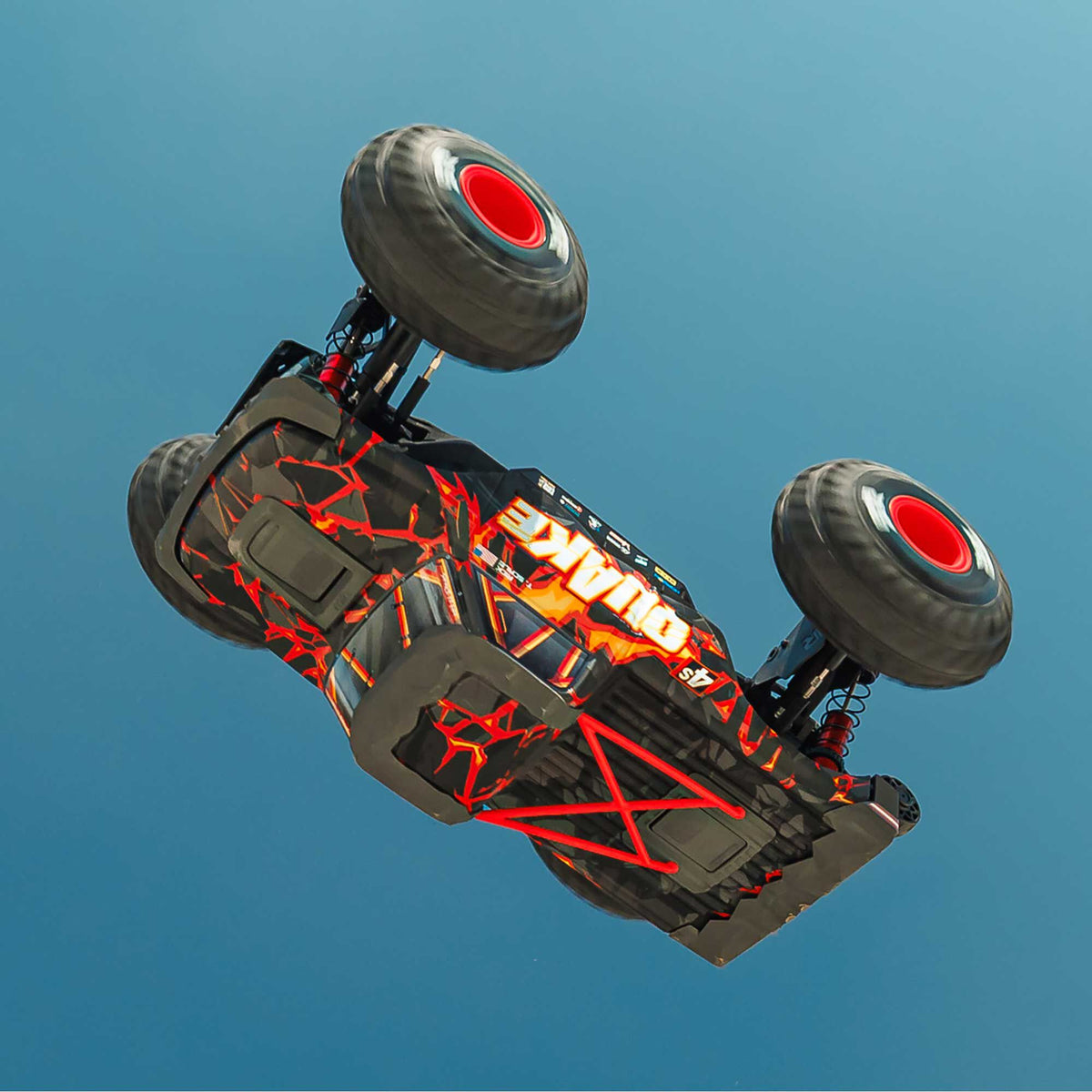 Monster truck RC ARRMA Quake 4S DSC 4x4 RTR 1/8 rouge/noir – ARA4437T1