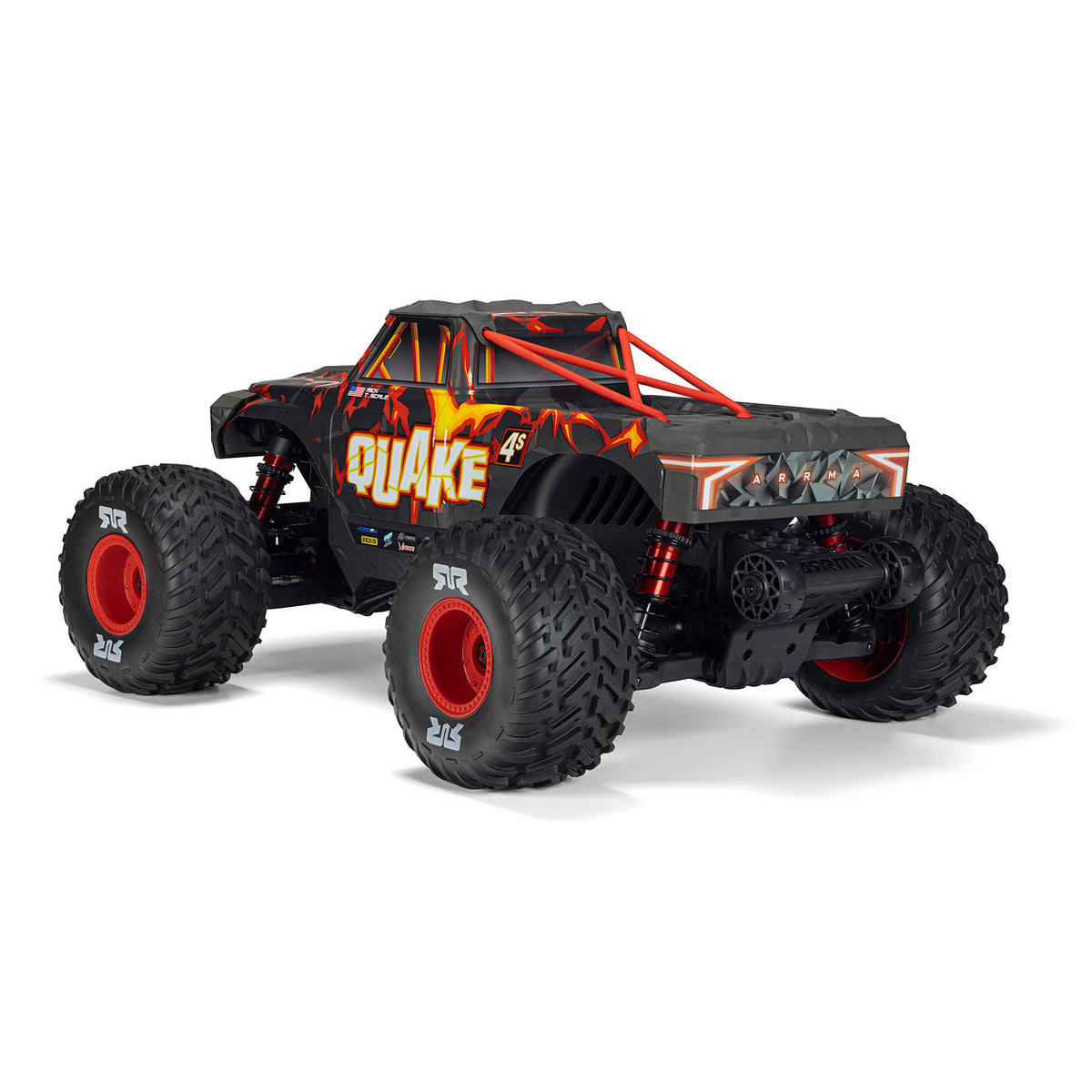Monster truck RC ARRMA Quake 4S DSC 4x4 RTR 1/8 rouge/noir – ARA4437T1