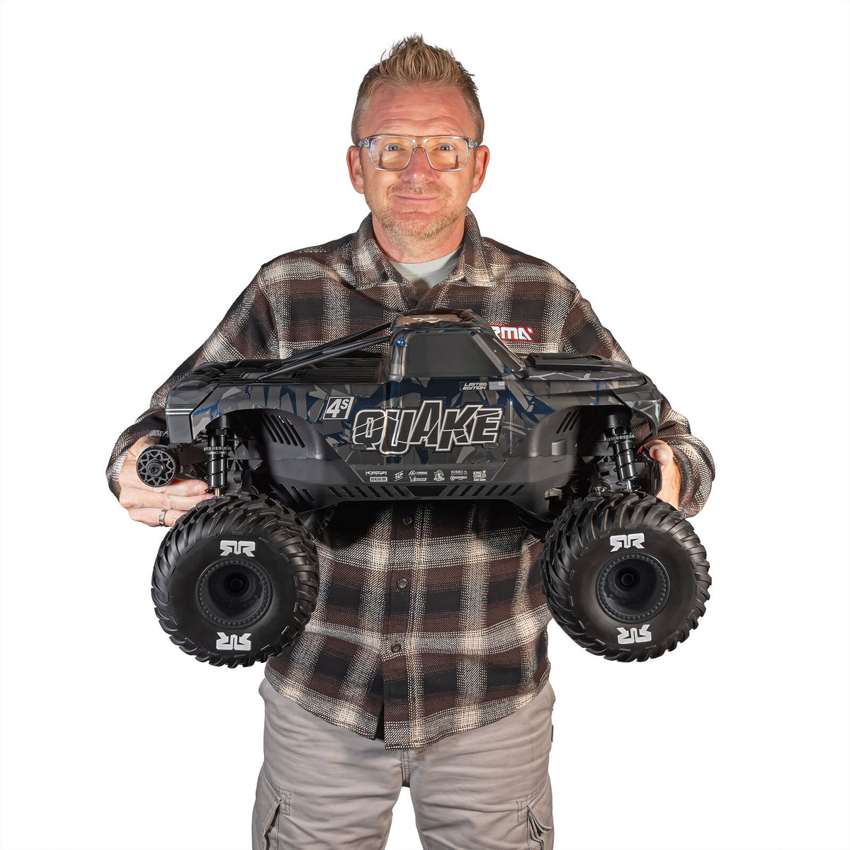Monster truck RC ARRMA Quake 4S DSC 4x4 RTR 1/8 noir/perle – ARA4437T3
