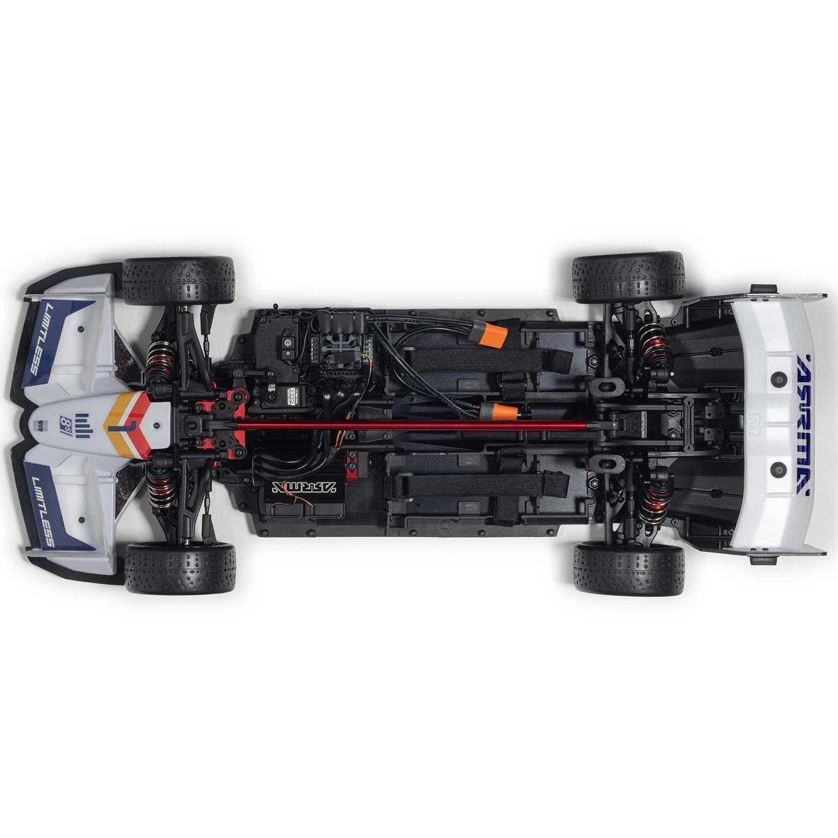 Voiture de vitesse RC Arrma Limitless 120 8S 4x4 1/7 brushless RTR rouge – ARA7816T1