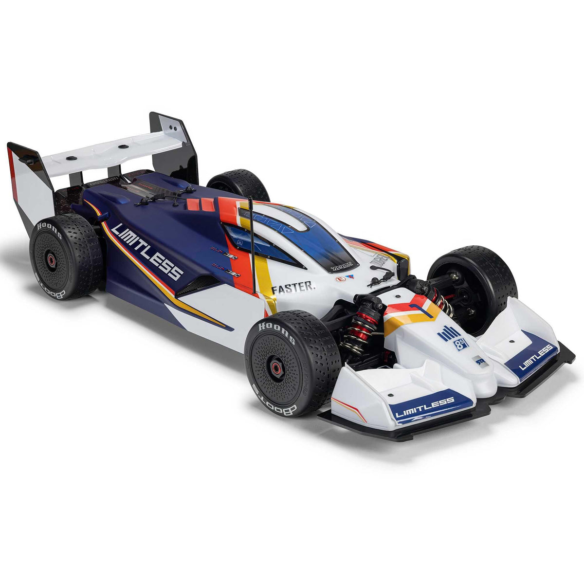 Voiture de vitesse RC Arrma Limitless 120 8S 4x4 1/7 brushless RTR blanc/bleu – ARA7816T2