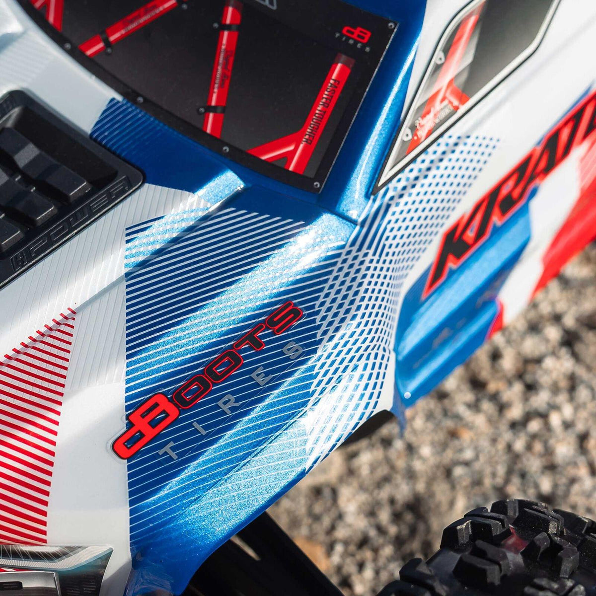 ARRMA Kraton 6S V6 4X4 BLX Brushless Monster 1/8 RTR bleu ARA8608V6T4