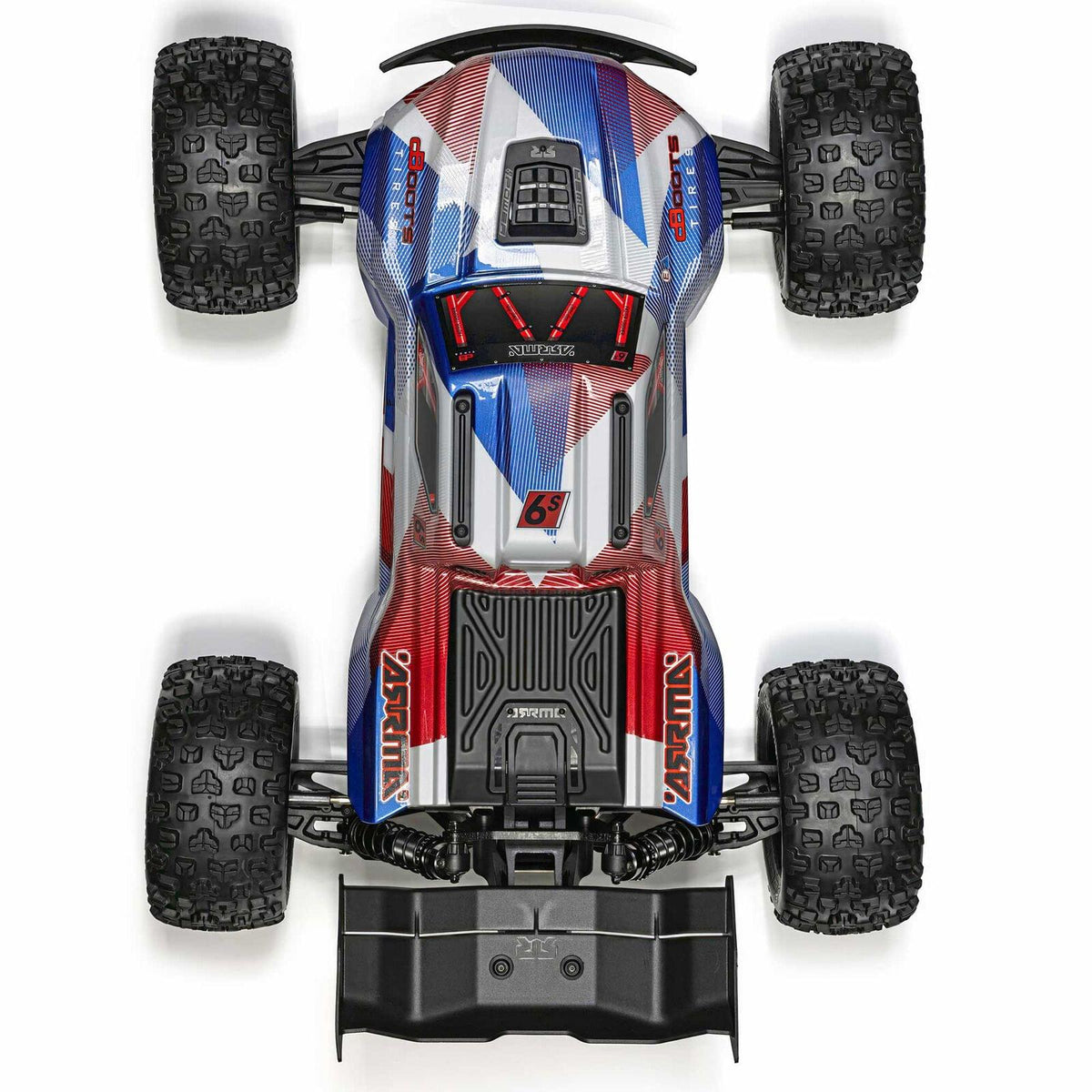 ARRMA Kraton 6S V6 4X4 BLX Brushless Monster 1/8 RTR bleu ARA8608V6T4