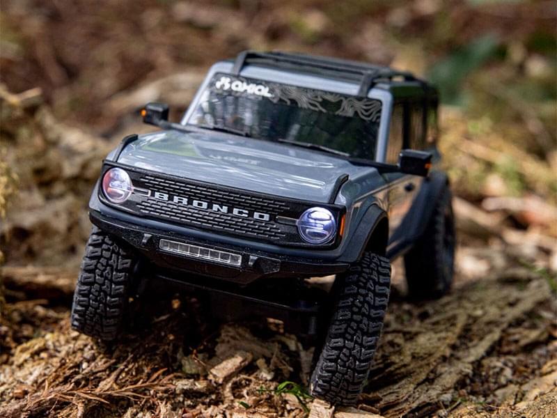 Crawler 1/30 Ford Bronco 4X4 RTR SCX30 gris - AXI-2048T2