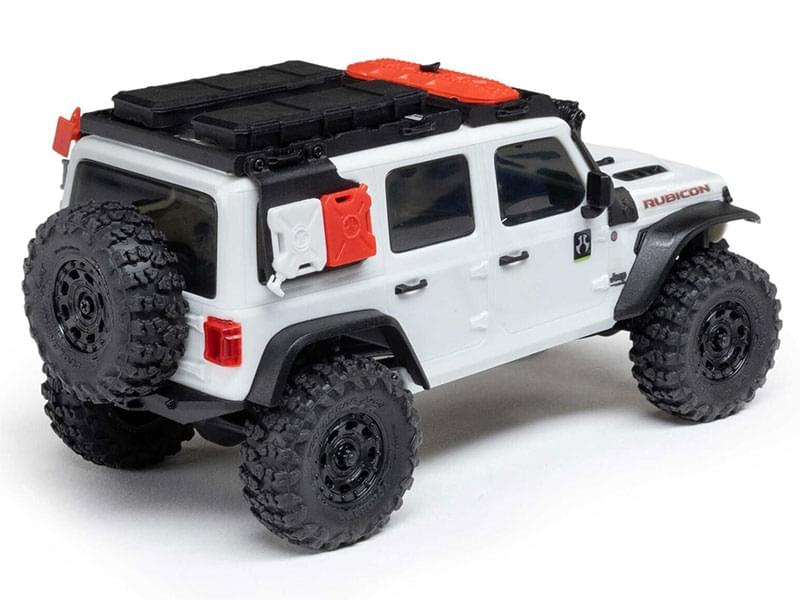 Crawler 1/30 Jeep Wrangler JLU 4X4 RTR SCX30 blanc - AXI-2261T2