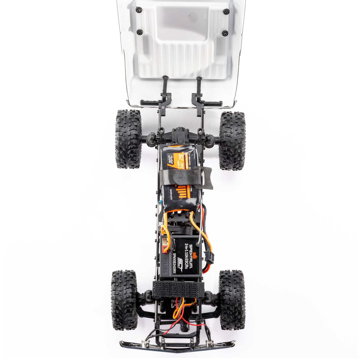 Crawler 1/24 SCX24 1967-1972 Chevrolet C10 4WD 4X4 RTR orange - Breizh Modélisme.