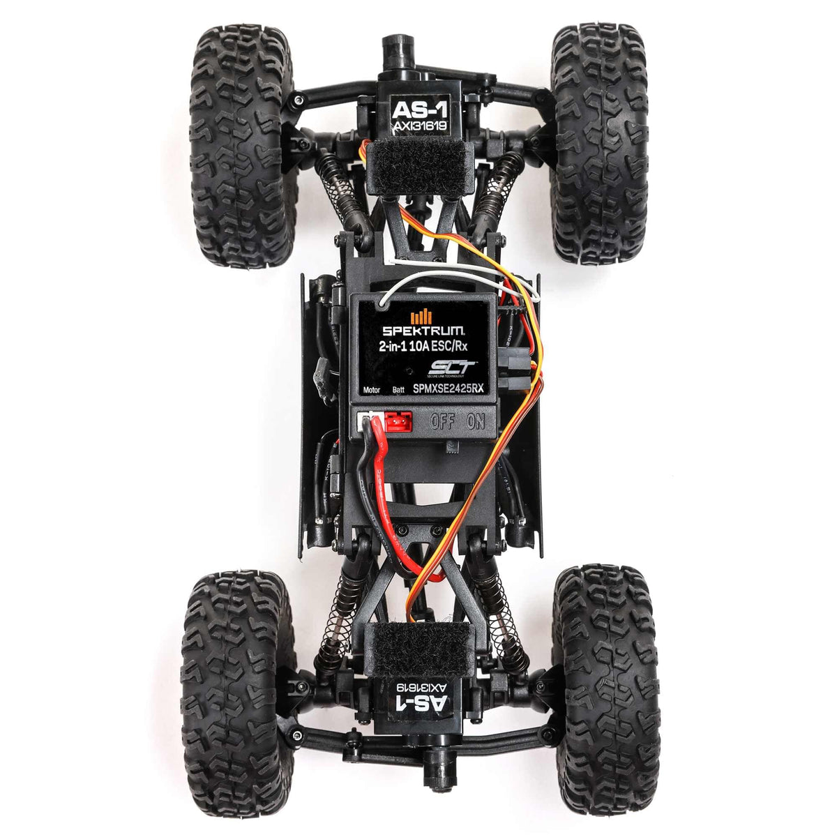 Mini rock crawler tout-terrain 4x4 AX24 XC-1 4WS RTR 1/24 vert - AXI00003T1